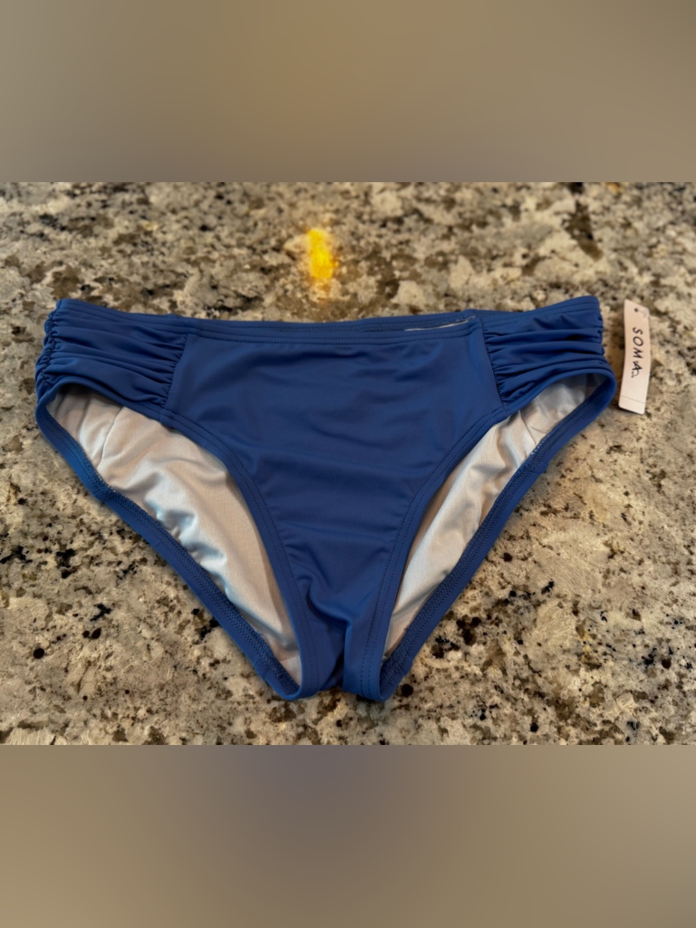 Soma Royal‎ Blue Ruched Hip Bikini Bottom